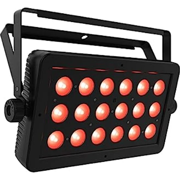 CHAUVET DJ SlimBANK Q18 ILS, Vielseitiges LED-Waschlicht mit Eye-Candy-Effekten und D-Fi-USB-Kompatibilität