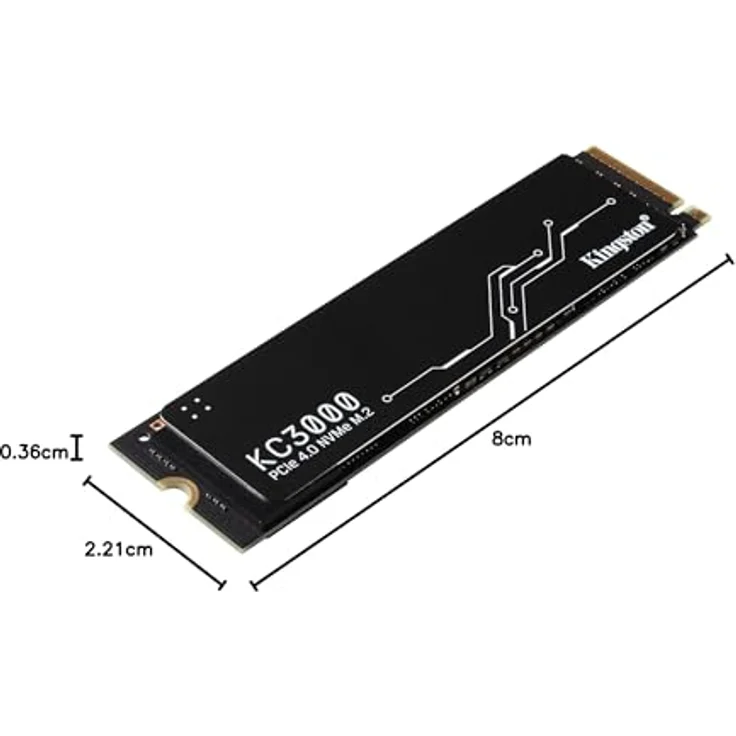 Kingston Technology KC3000 M.2 4096 GB PCI Express 4.0 3D TLC NVMe (SKC3000D/4096G) – Bild 4