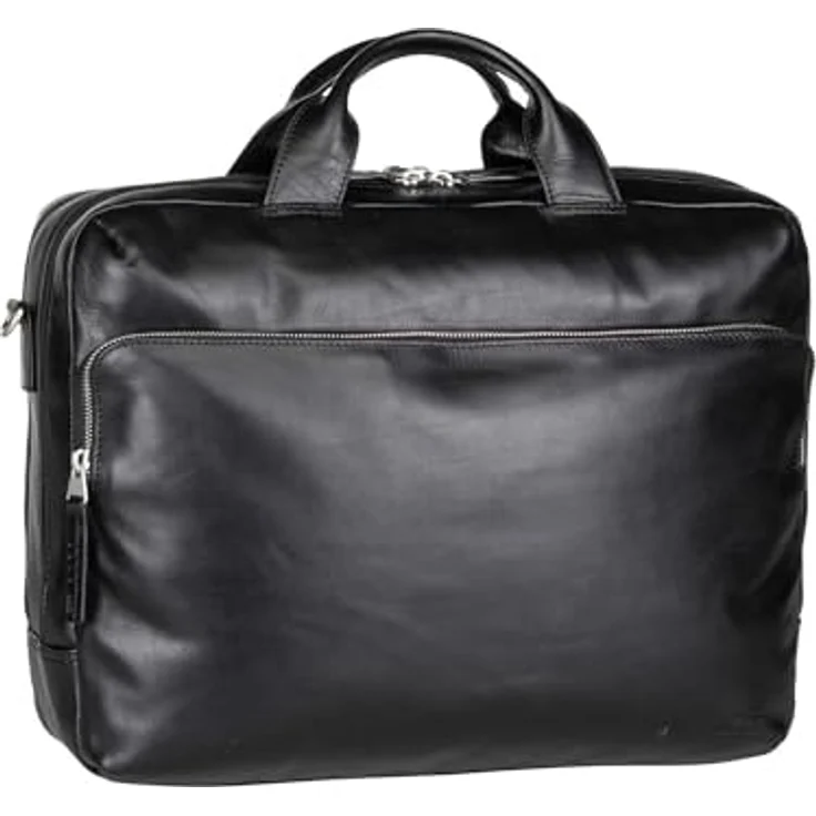 Jost Skagen Business Bag, Laptop-Tasche mit gepolsterten Fächern, Schwarz, 41 x 31 x 11 cm – Bild 1
