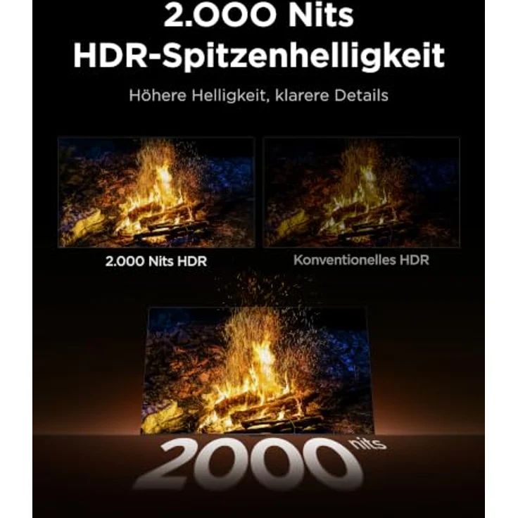 TCL Q7 85Q7D Pro, 85 Zoll 4K Ultra HD Mini LED Smart-TV mit Dolby Atmos, WLAN, 3840 x 2160 Pixel – Bild 11