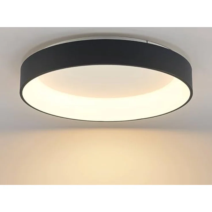 Arcchio LED Deckenleuchte 'Aleksi' (Modern) in Schwarz aus Metall für Küche - Energiesparende Lampe mit hochwertigen Leuchtmitteln - Preisvergleich – Bild 3