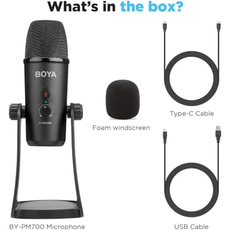 Boya BY-PM700 USB Studio Mikrofon – Bild 8