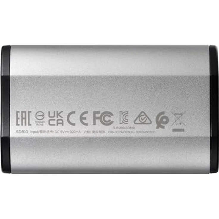 ADATA SD810 2000G IP68 Wasserdicht bis zu 2000 MB/s USB 3.2 Gen 2 USB-C Externes Solid State Drive - Silber für iPhone 15/Pro/Max, Android (SD810-2000G-CSG) – Bild 2