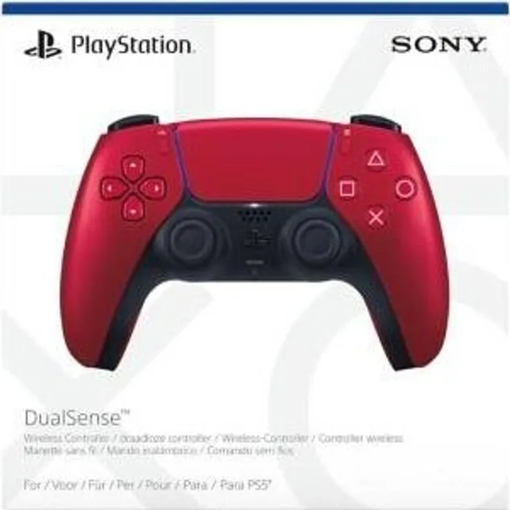 Sony PS5 Dualsense Wireless Controller (OEM), Rot - Immersives haptisches Feedback, adaptive Trigger & integriertes Mikrofon