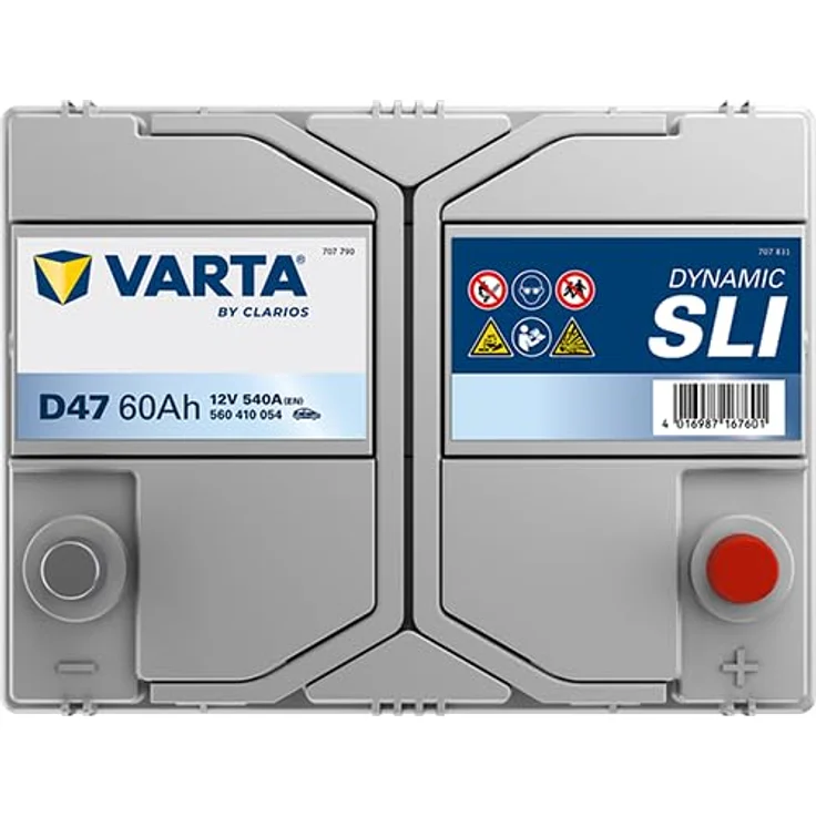 VARTA D47 Blue Dynamic, 12V 60Ah 540A Autobatterie für Kleinwagen und Mittelklassefahrzeuge, wartungsfrei – Bild 4