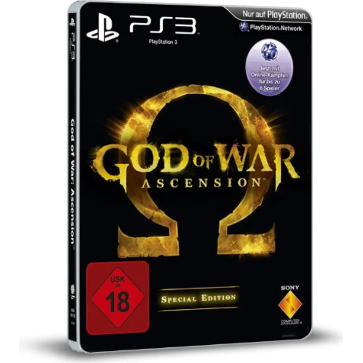 Playstation God of War: Ascension - Special Edition (Steelbook), PS3-Games, komplett in Deutsch spielbar