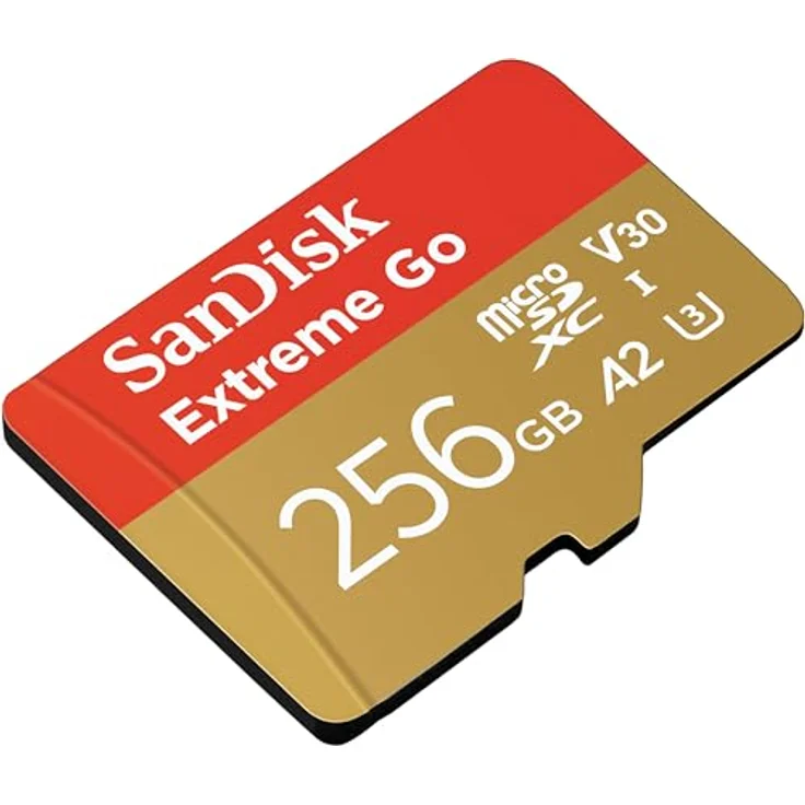 SanDisk Extreme Go microSDXC Karte 256 GB, UHS-I, V30, Class 10, bis zu 200 MB/s, für Android Smartphones, Tablets, Action Cams und Drones – Bild 2