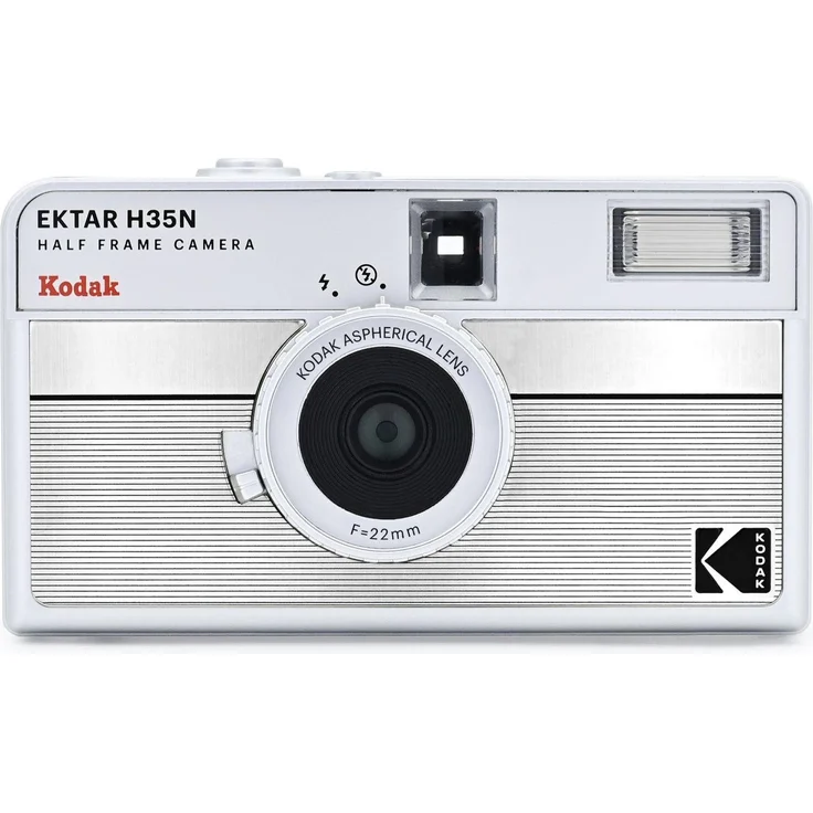 Kodak Half Frame Film Camera EKTAR H35N Silver Kompaktkamera mit innovativen Funktionen – Bild 1