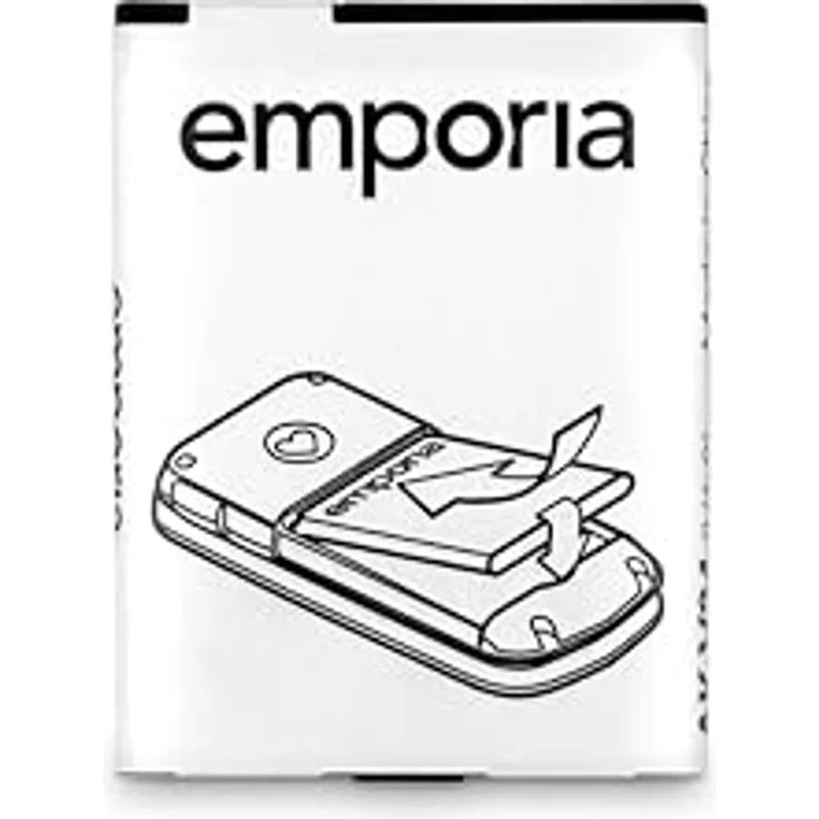 Emporia AK_V34 Ersatzakku (1020mAh) weiß – Bild 2