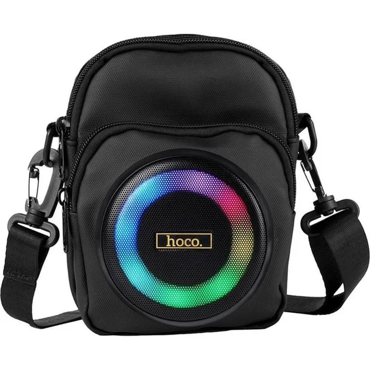 Hoco HC41, Tragbarer Bluetooth-Lautsprecher mit 8W Leistung, 3h Akkulaufzeit und 1,5L Tasche, Schwarz
