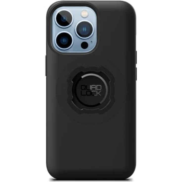 QUAD LOCK MAG Hülle für iPhone 13 Pro, schlankes TPU-Gehäuse mit Edge-to-Edge-Schutz und vorinstalliertem schwarzem MAG-Ring, kompatibel mit Quad Lock Halterungen – Bild 1