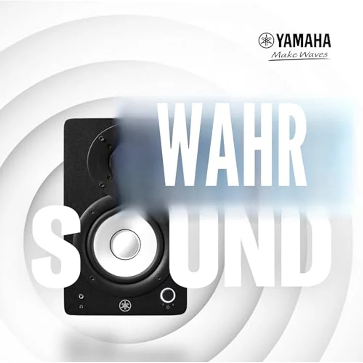 Yamaha HS3, Aktive Zwei-Wege-Nahmonitore mit 3,5" Tieftöner, weiß, 70 Hz - 22 kHz Frequenzgang, 26 W Ausgangsleistung – Bild 6