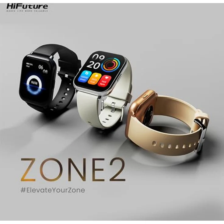 HiFuture SmartWatch FutureFit Zone 2 (pink) (Silikon), Sportuhr + Smartwatch – Bild 3