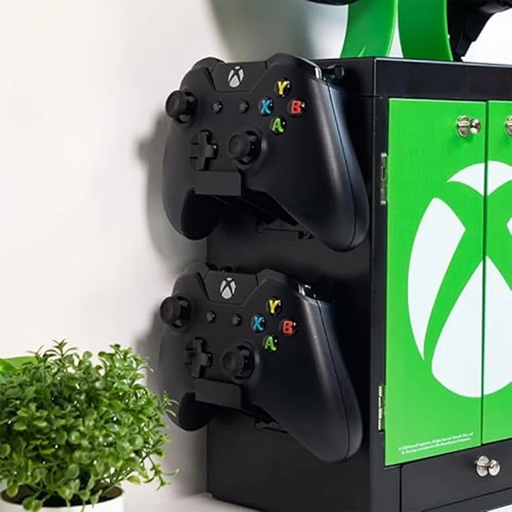 Numskull OFFICIAL XBOX GAMING LOCKER, Diskettenhalter für Spiele, schwarz – Bild 4