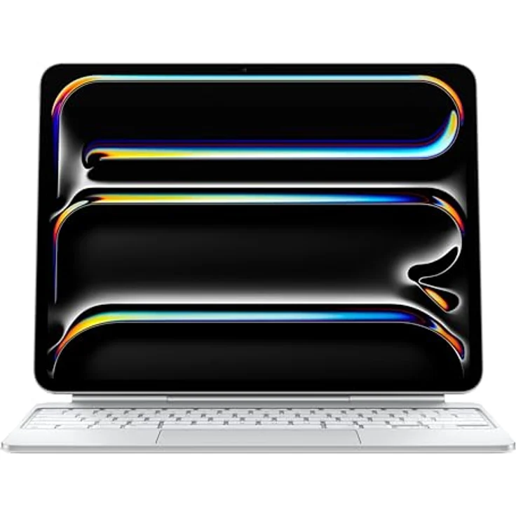 Apple iPad Magic Keyboard Case für 11'' iPad Pro (M4), integriertes Trackpad, beleuchtete Tasten, passendes USB-C-Laden, Weiß – Bild 1