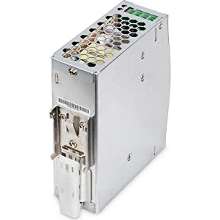 Digitus DIN-Schienen-Netzteil 48V120W, kompaktes PC Netzteil mit Überlast-, Kurzschluss- und Überspannungsschutz, Silber, Grün – Bild 6