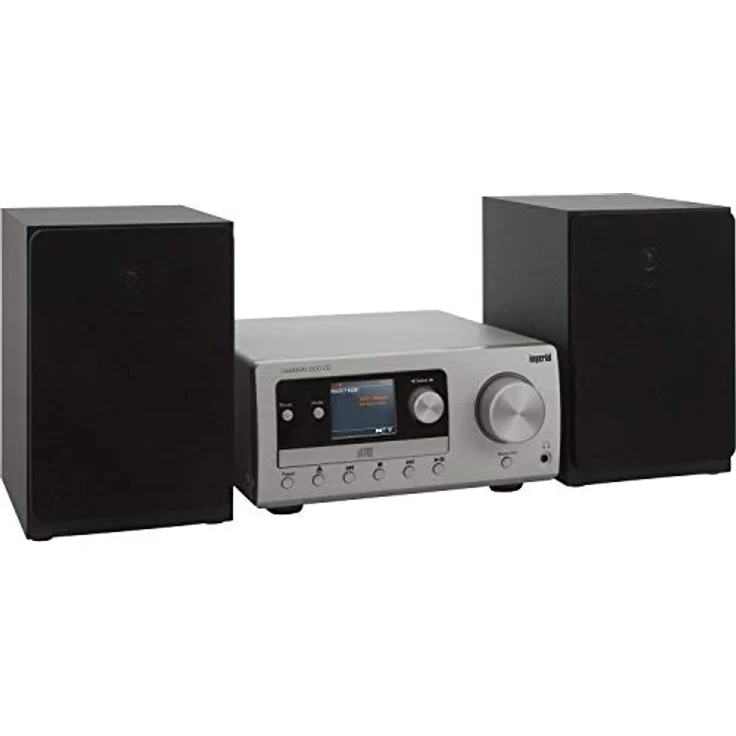 IMPERIAL DABMAN i300 CD Hybrid Mikro-HiFi-System DAB+ FM Webradio CD Player Bluetooth Equalizer 2x 20W silber/schwarz - Preisvergleich – Bild 2