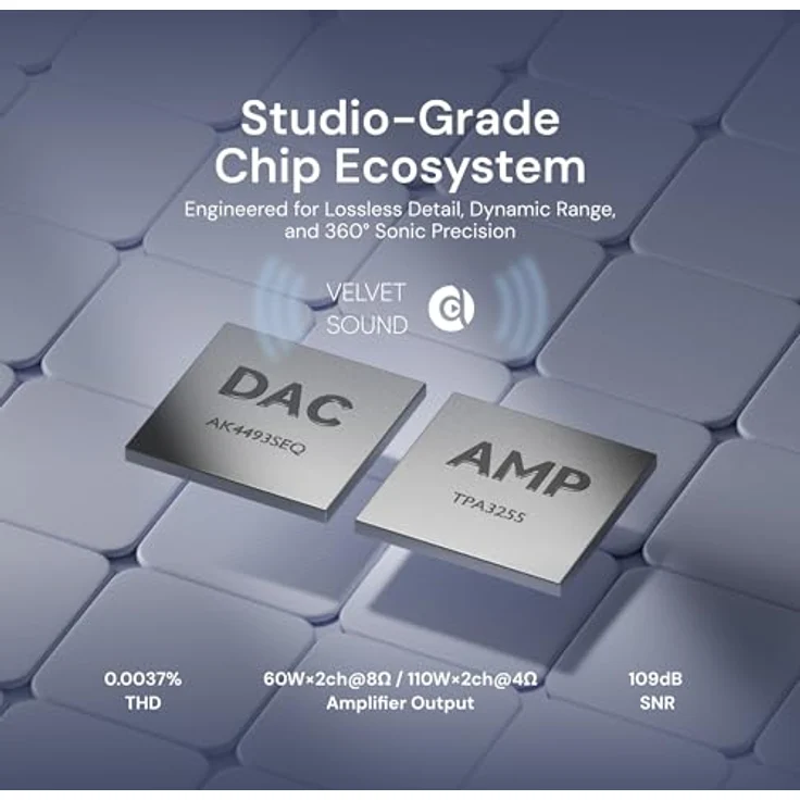 Eversolo Eversolo Play CD-Edition Kompaktanlage mit CD-Spieler, Streaming Verstärker, 5,5 Zoll Touch-Display, Aluminiumgehäuse, 60W Leistung, Multi-Room-System – Bild 8