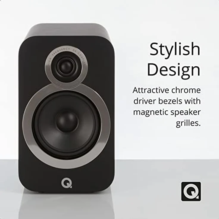 Q Acoustics 3030i Regal-Lautsprecher 2-Wege Bassreflex, 2,4 kHz, 25-75W, Schwarz – Bild 5