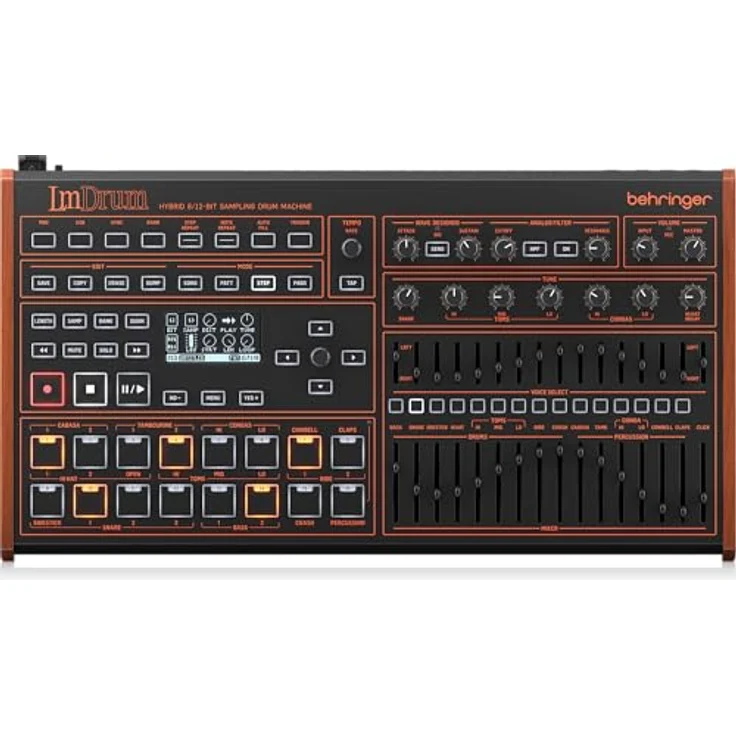 Behringer LM Drum, digitale Drum Machine mit 53 Pads, 7 Fadern und integriertem Effektprozessor – Bild 1