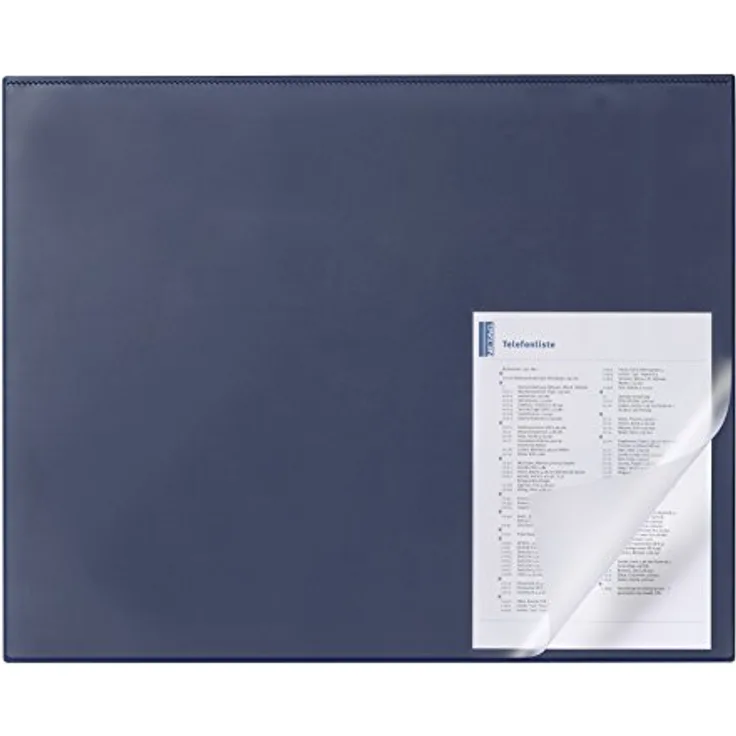 Durable Schreibunterlage mit Kantenschutz, 650 x 500 mm, dunkelblau, 729307