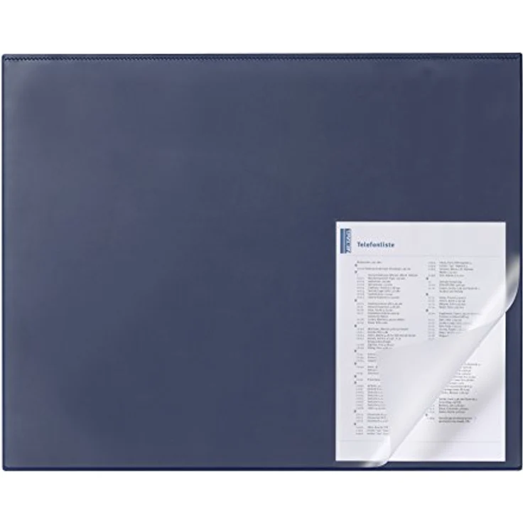 Durable Schreibunterlage mit Kantenschutz, 650 x 500 mm, dunkelblau, 729307 – Bild 1