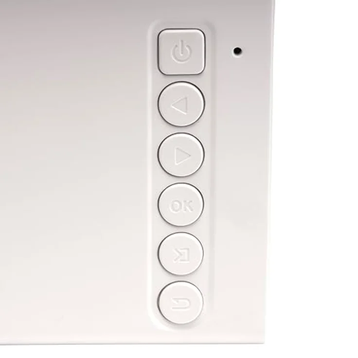 Denver PR-1000, Mini Projektor in Weiß mit Full HD, 320x240 Auflösung, HDMI und USB-C Anschluss, tragbar für Multimedia-Anwendungen – Bild 4
