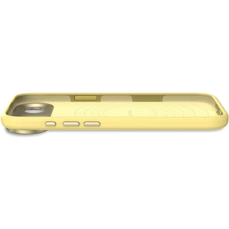Decoded Hülle MagSafe iPhone Air Silikon, antimikrobielle Schutzhülle in Yuma Yellow mit kabelloser Ladefunktion – Bild 4