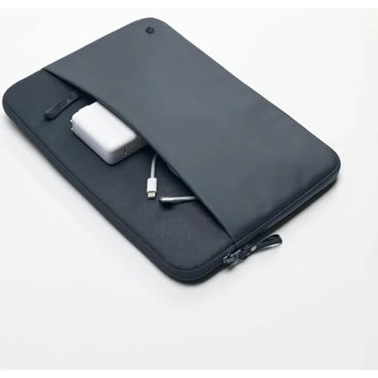 Incase A.R.C. 14 Zoll Laptophülle, komplett gepolstert aus 100% recyceltem Polyester, wasserabweisend, externe Aufbewahrung, Marineblau – Bild 2