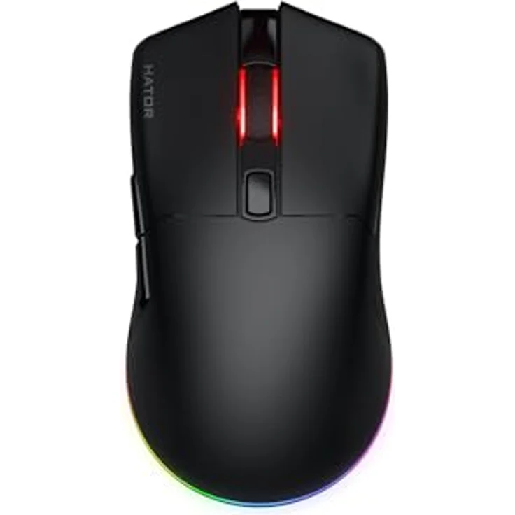 Hator Pulsar 3 Wireless (Kabellos), Maus, Schwarz – Bild 1