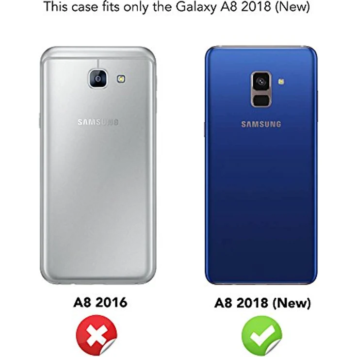 Samsung Galaxy A8 2018 Handy Hülle von NALIA, Ultra Slim Silikon Phone Case Cover – Bild 4