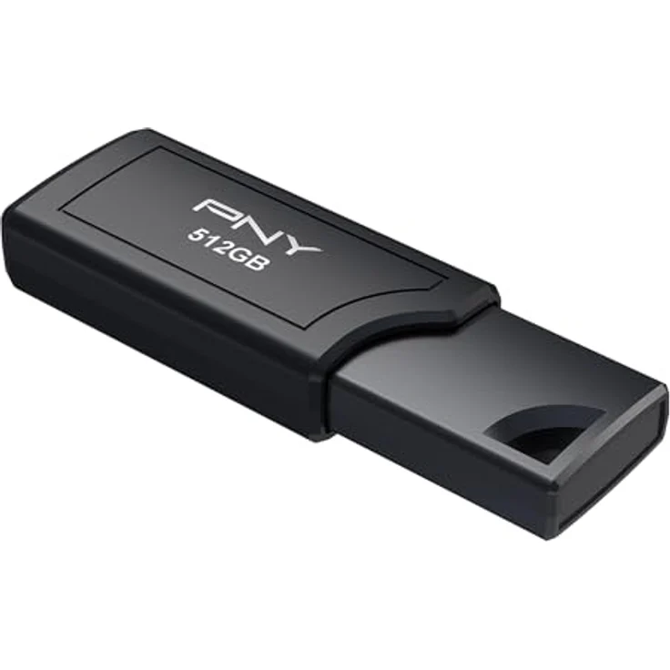 PNY Pro Elite V3 USB 3.2, USB Stick mit 512 GB, hohe Übertragungsraten bis zu 1000 MB/s, Metallgehäuse, schwarz – Bild 6