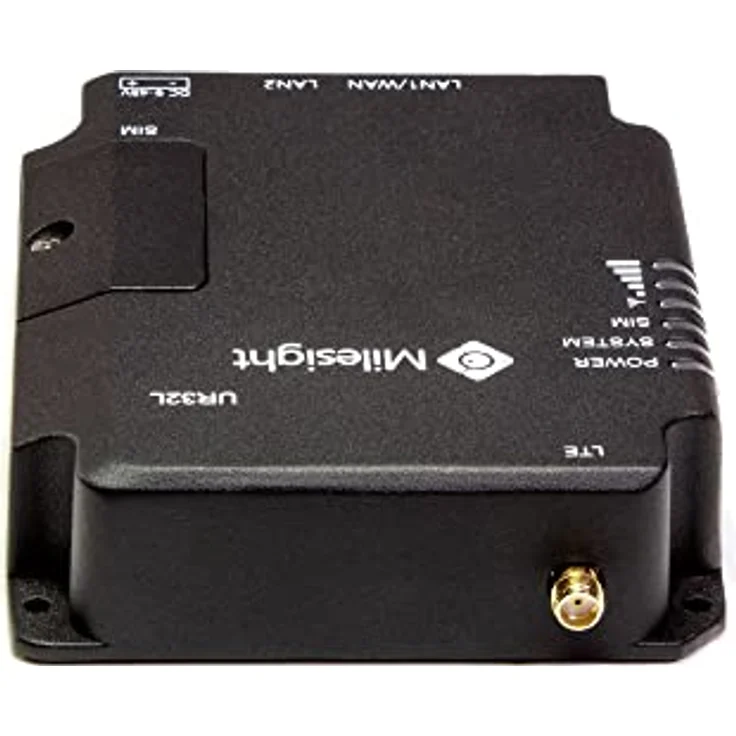 Milesight 4G Industrial Router UR32 Lite PoE, mit WCDMA und weltweiter 4G LTE Unterstützung, schwarz – Bild 4