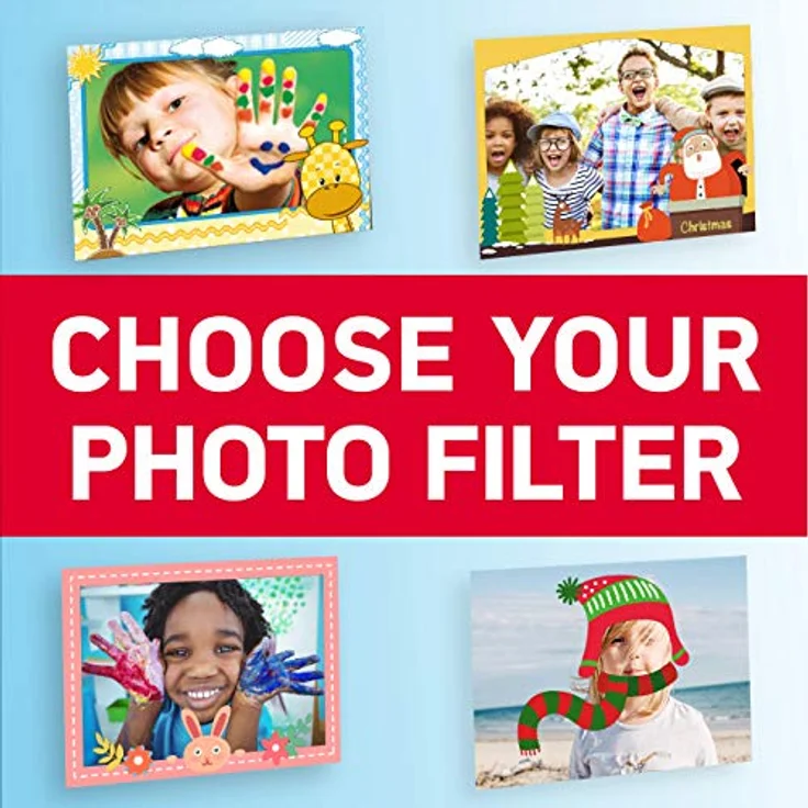 AgfaPhoto Realikids Cam 2 Digitalkamera für Kinder, 3,5 Zoll LCD-Bildschirm, Fotofilter, Selfiemodus, Lithiumbatterie (Blau) – Bild 4