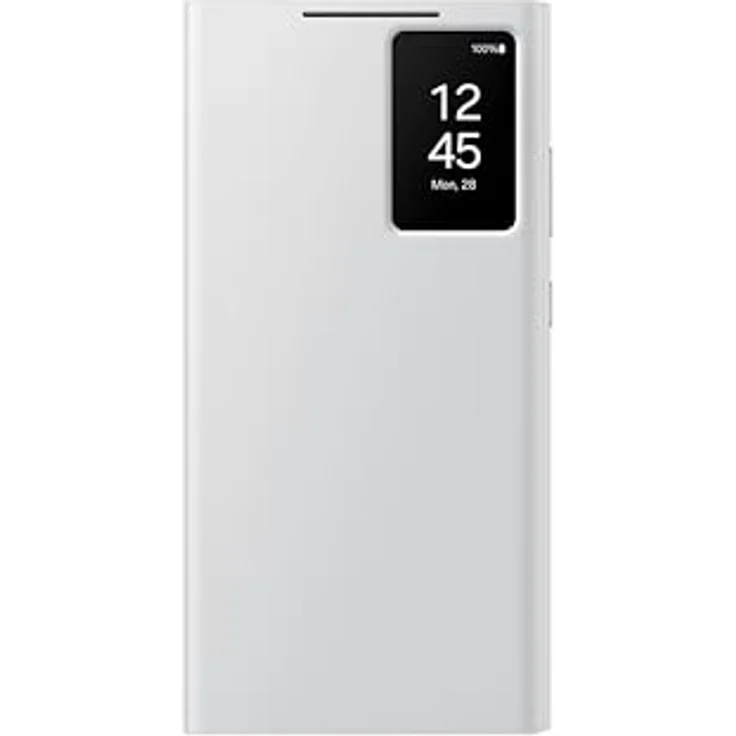 Samsung Smart View Wallet Smartphone Case EF-ZS928 für Galaxy S24 Ultra, Handy-Hülle, Kartenfach, Sichtfenster, White – Bild 1