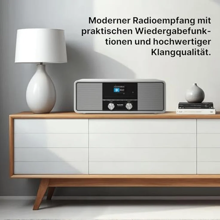 TECHNISAT DIGITRADIO 330, DAB+ Radio mit AM, FM und Bluetooth, Weiß – Bild 4