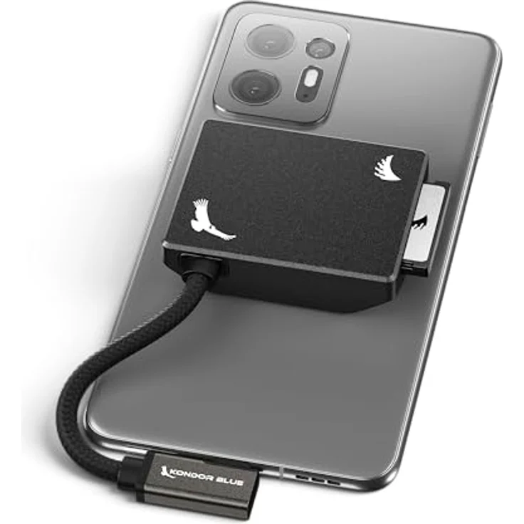 Angelbird CFexpress B Recording Module, Kartenlesegerät mit USB-C 3.2 Gen 2x2, Raven Black – Bild 3