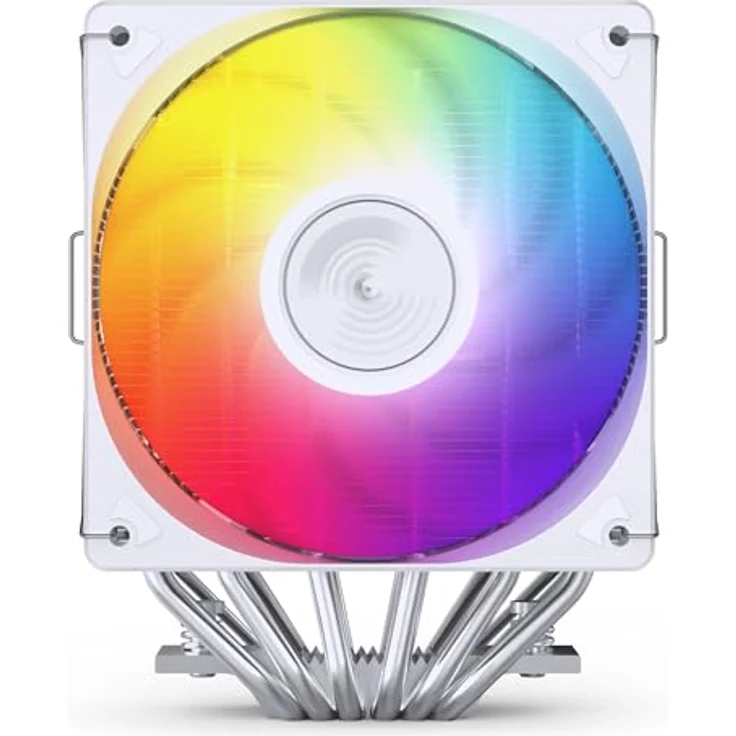 Jonsbo CR-3000E CPU-Kühler, Dual-Tower, ARGB, 260W TDP - weiß, 120mm – Bild 4