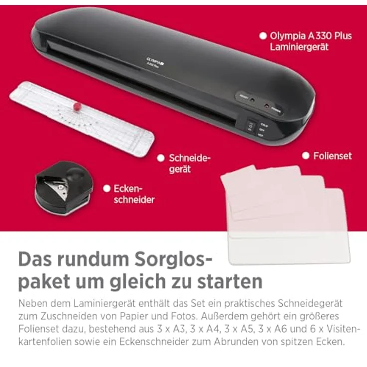 Olympia 4 in 1 Set A 330 Plus für A3 Format – Bild 6