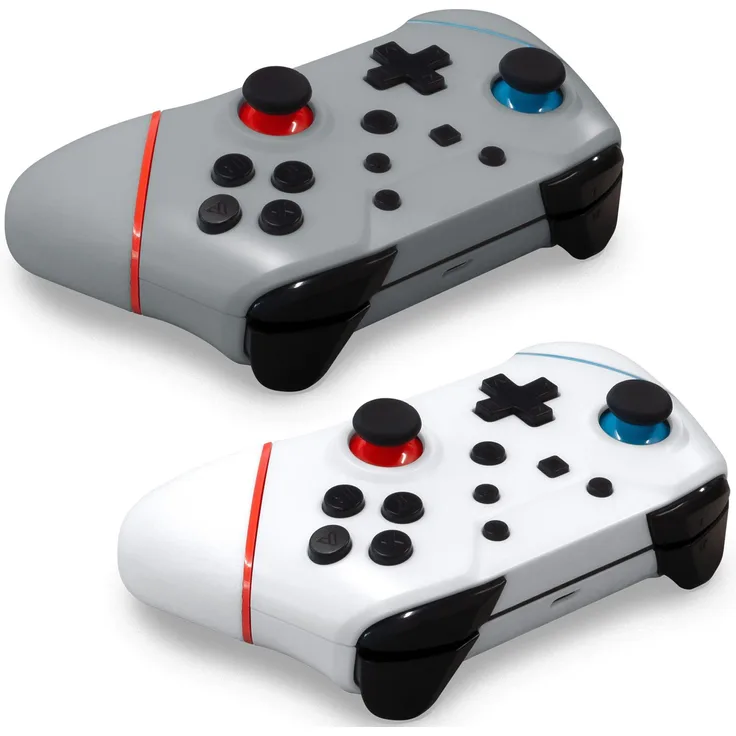 Hyperkin NuChamp Wireless Game Controller 2-Pack, Bluetooth Gamepad für Nintendo Switch OLED und Switch Lite, ergonomisch, mehrfarbig