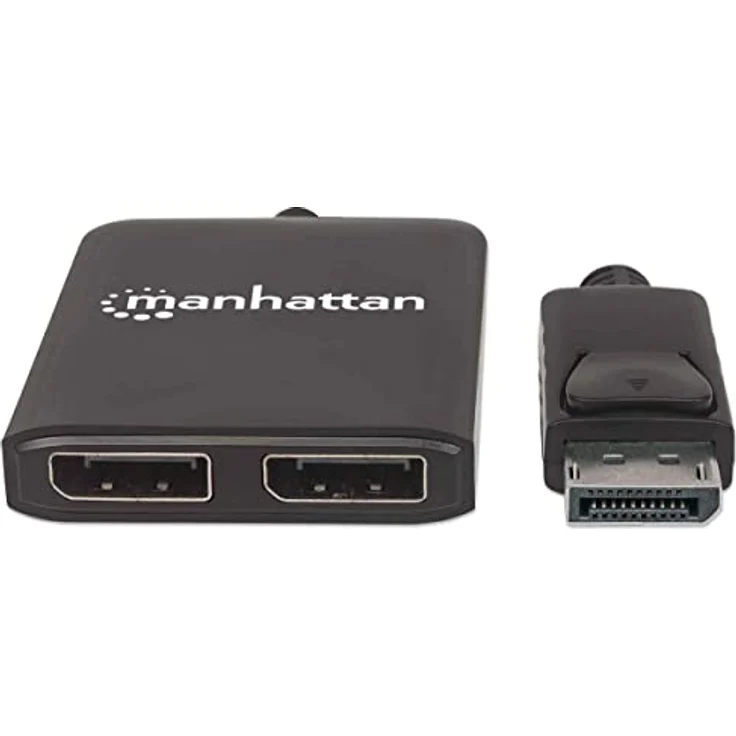 Manhattan 207768 DisplayPort auf 2-Port DP Splitter mit Multi-Stream Transport, schwarz – Bild 5