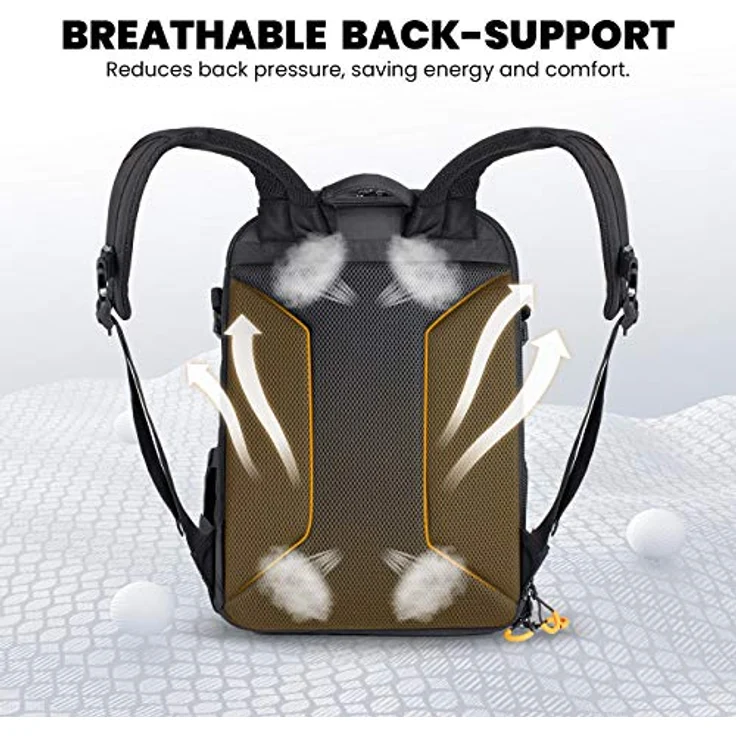 TARION Kamerarucksack, Wasserdicht Fotorucksack Spiegelreflex DSLR Rucksack Kameratasche für Spiegelreflexkameras Digital (PBl) – Bild 4