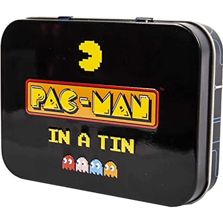 Fizz Creations PAC-MAN in a Tin, Tragbares 8-Bit Arcade-Spiel mit 2.4” Bildschirm und Original-Sounds – Bild 2