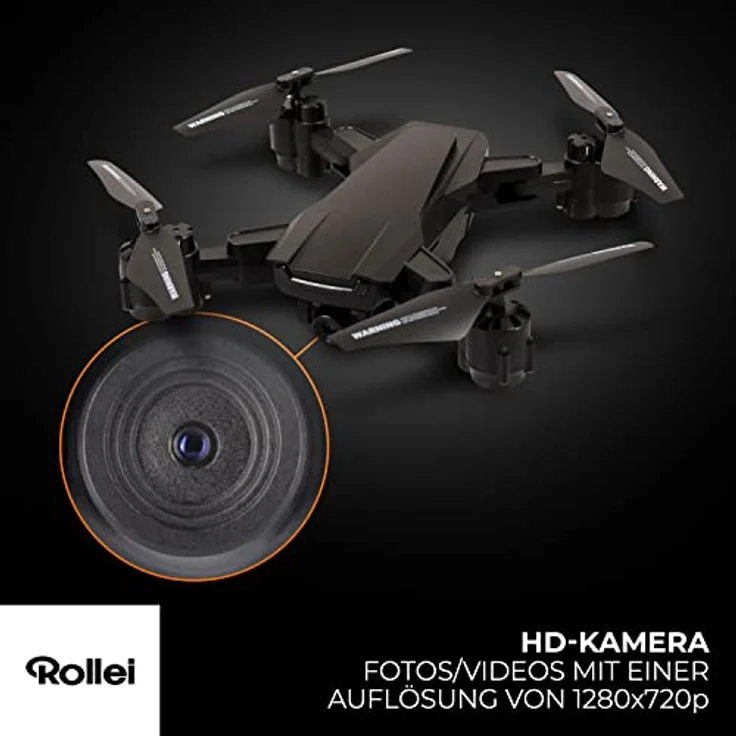 Rollei Fly 60 Combo Drohne, HD-Kamera, stabile Fluglage, lange Flugzeit, App Steuerung, inkl. Fernbedienung – Bild 2