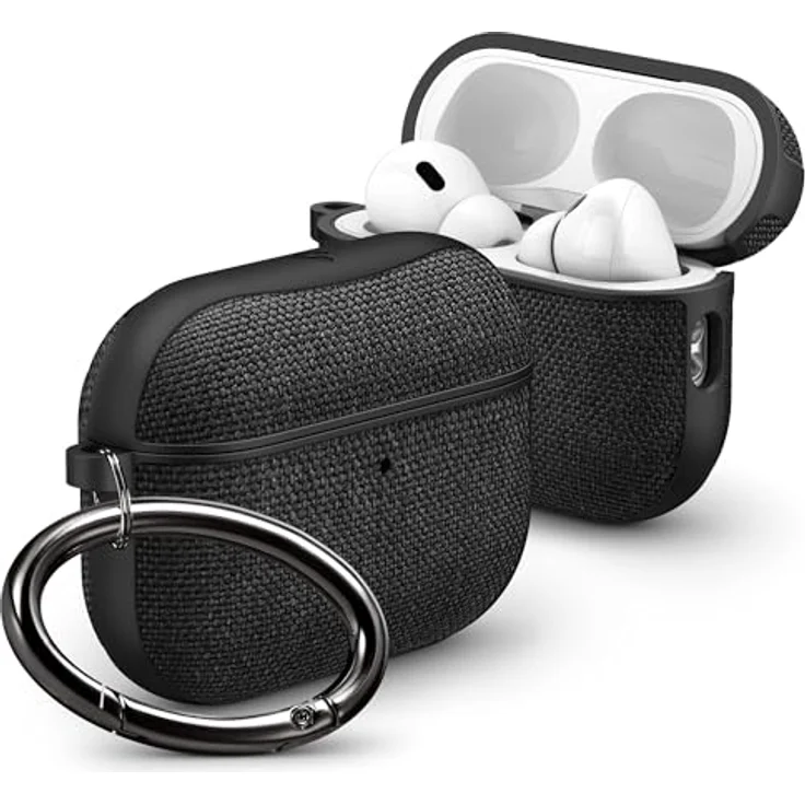 Spigen Urban Fit, Kopfhörertasche + Schutzhülle für Apple AirPods Pro 3, Schwarz – Bild 1