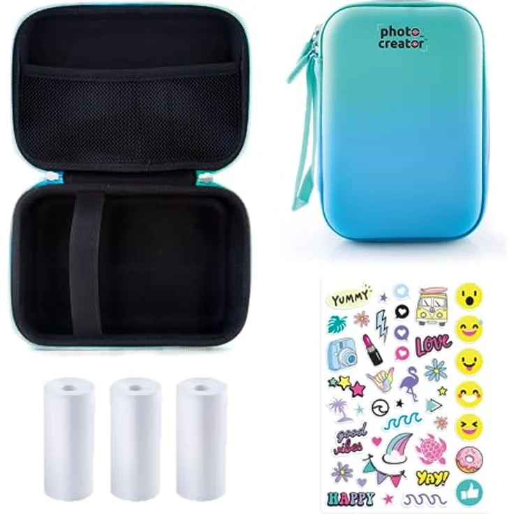 Canal Toys Studio Creator, Kameratasche für Sofortbildkamera, schützend, kompakt, Blau – Bild 5