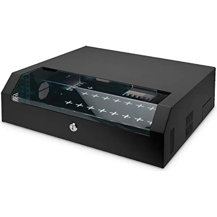 DIGITUS Wandgehäuse, Slim 3HE rotierbar, 145x500x475 Schwarz – Bild 2