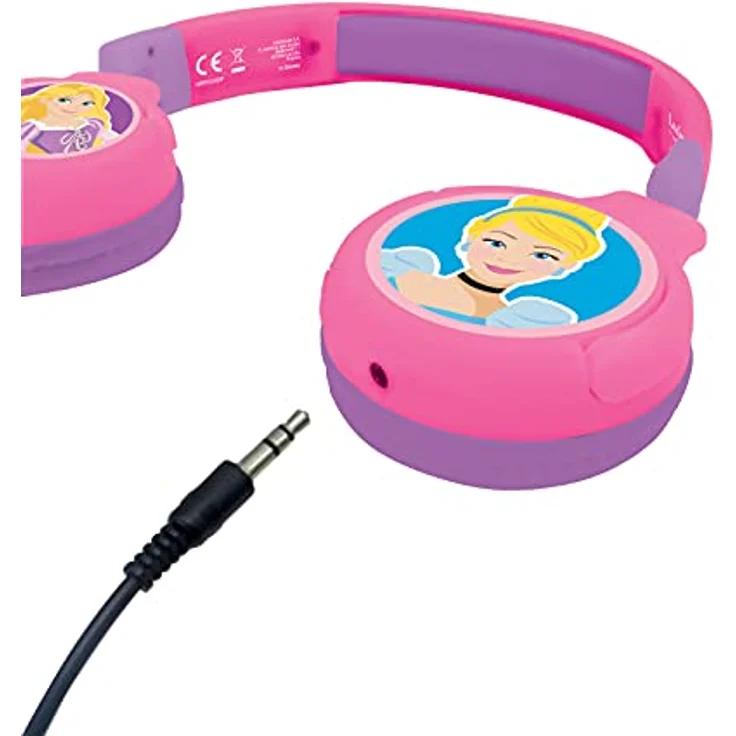 Lexibook Disney Prinzessin Kopfhörer für Kinder, faltbar, 2in1 Bluetooth mit Lautstärkebegrenzung, Frozen II Design – Bild 3
