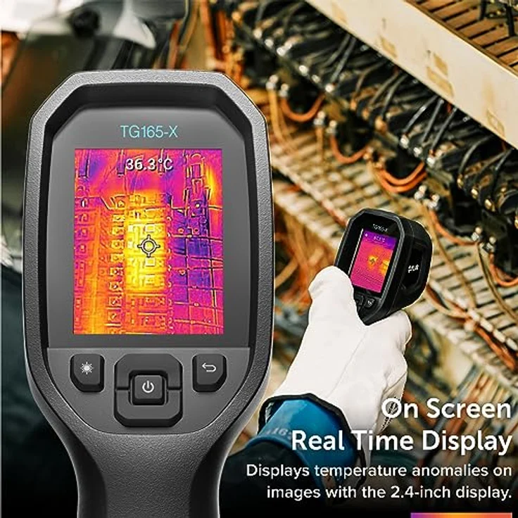 FLIR TG165-X MSX Wärmebildkamera -25 bis +300°C 80 x 60 Pixel 8.7Hz MSX®, Integrierte LED-Lampe, integrierte Digitalkamera – Bild 4