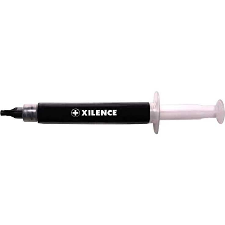 Xilence XPTP High Performance Wärmeleitpaste, Spatel zum Auftragen, Reinigungstuch, 1,5g, grau – Bild 1